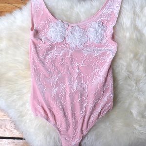 Pink Velvety Onesie